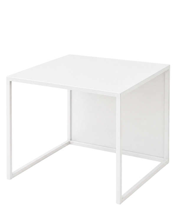 Stolik kawowy metalowy MODULÉ 03 marki CHROMA FØRM. Minimalistyczny stolik o modułowej konstrukcji, geometrycznej formie i nowoczesnym charakterze do współczesnych wnętrz.